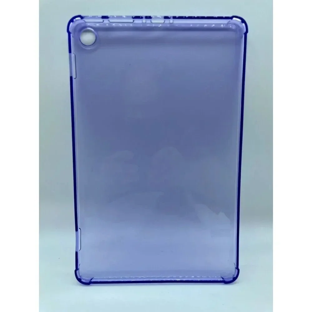 Purple Clear Case for Amazon Fire Max 11 2023 Release‎ Slim Soft TPU Transparent